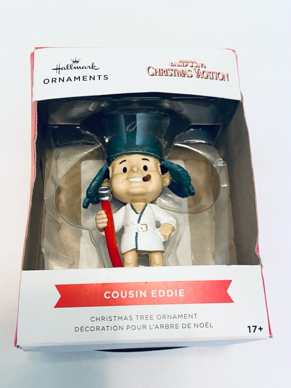 NWT Hallmark Nat’l Lampoon’s Christmas Vacation Cousin Eddie Tree Ornament